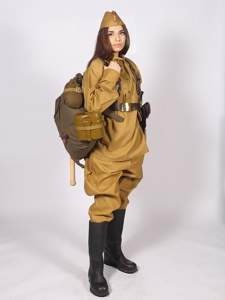 Гимнастерка солдатская взрослая «В сборе»  